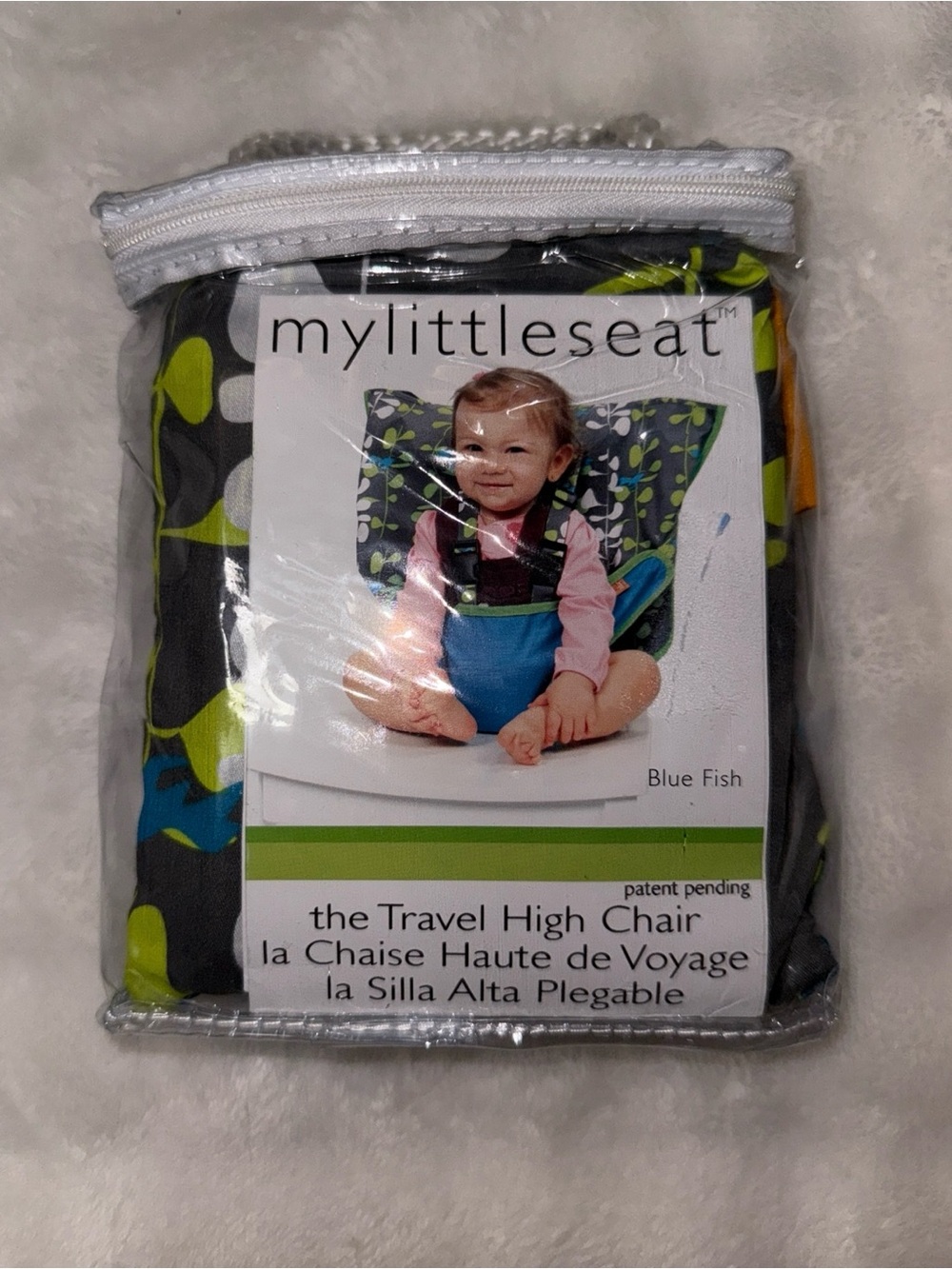 NWT Patterned Travel High Chair